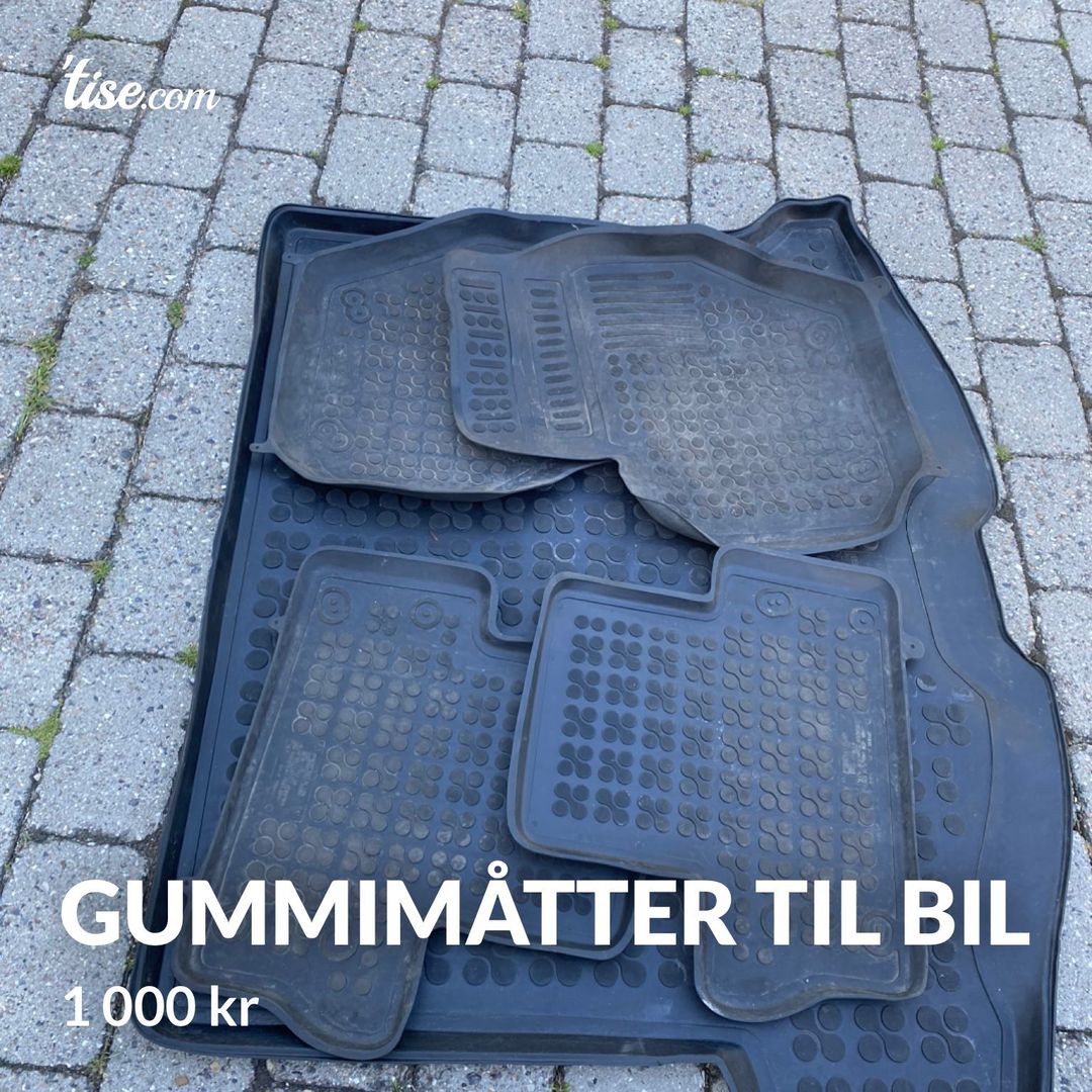 Gummimåtter til Bil