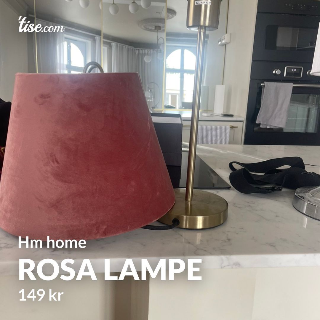 Rosa lampe