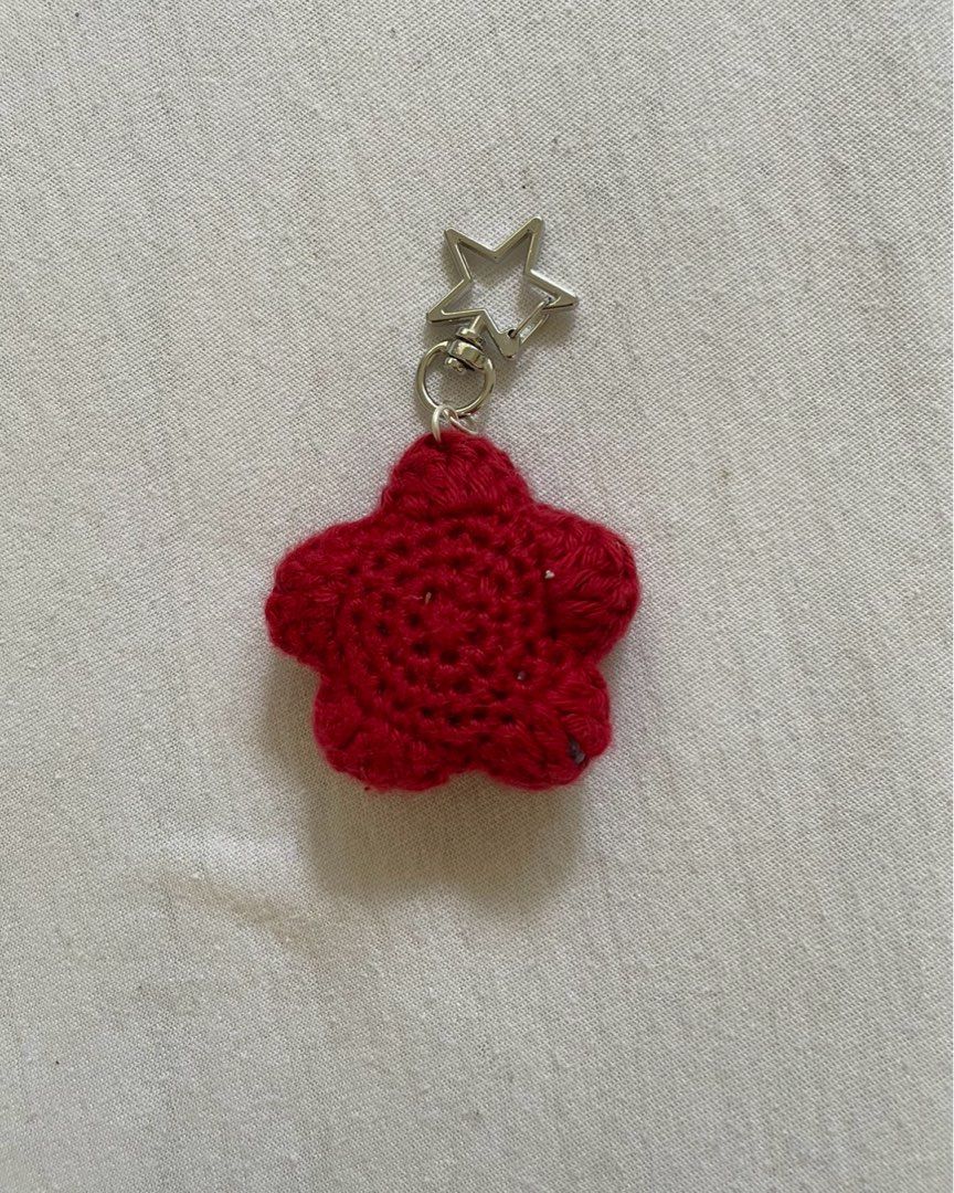 Crochet keychain