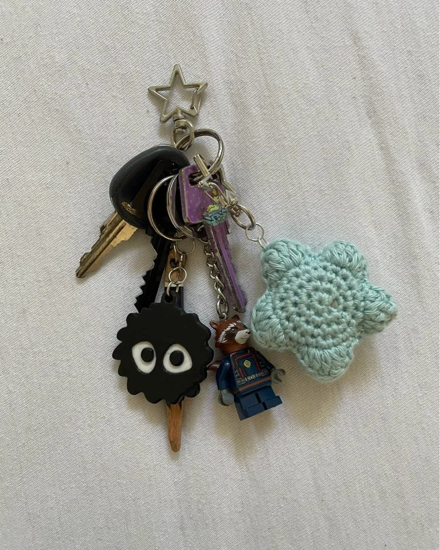 Crochet keychain