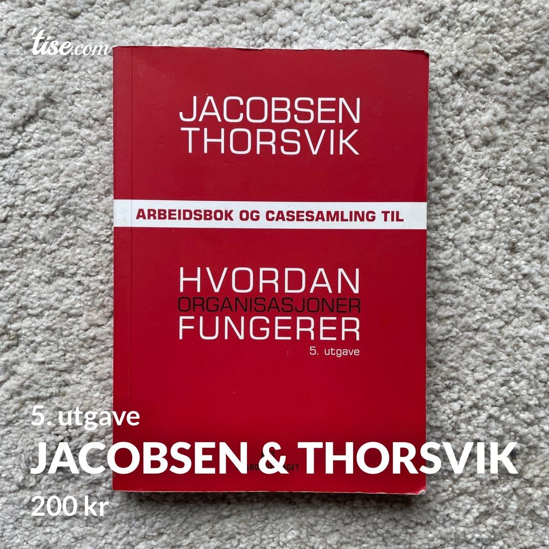 Jacobsen  Thorsvik