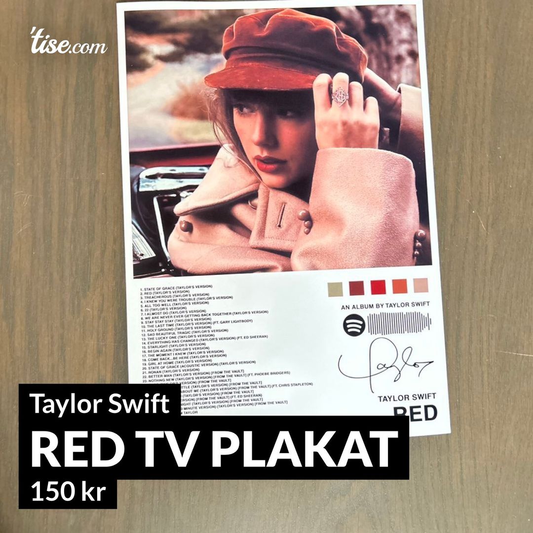 Red tv Plakat