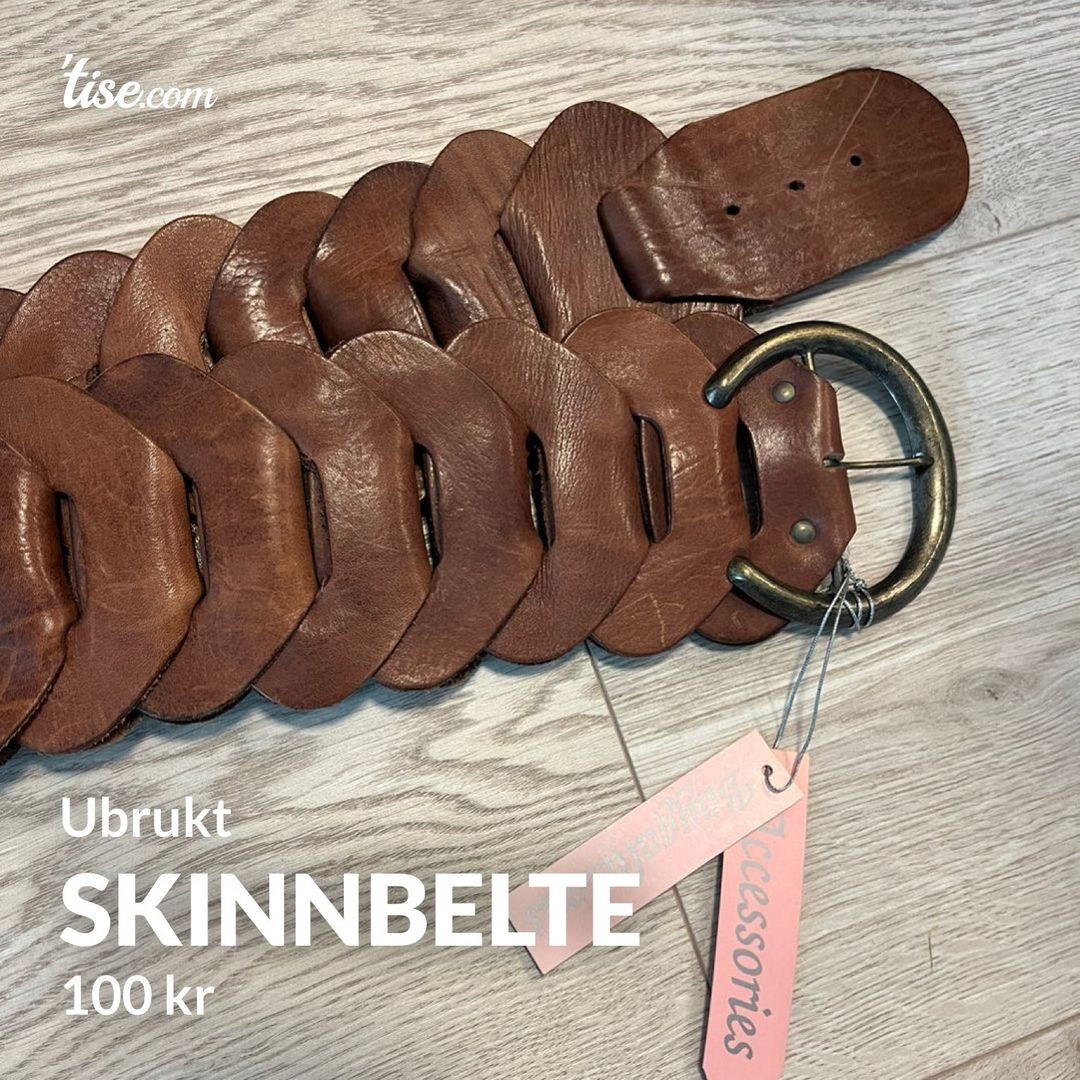 Skinnbelte