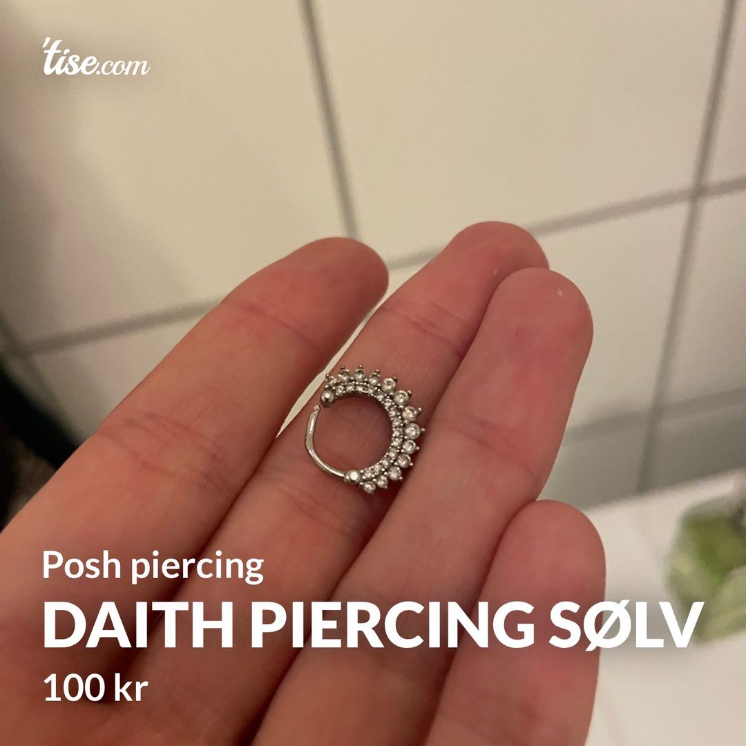 Daith piercing sølv