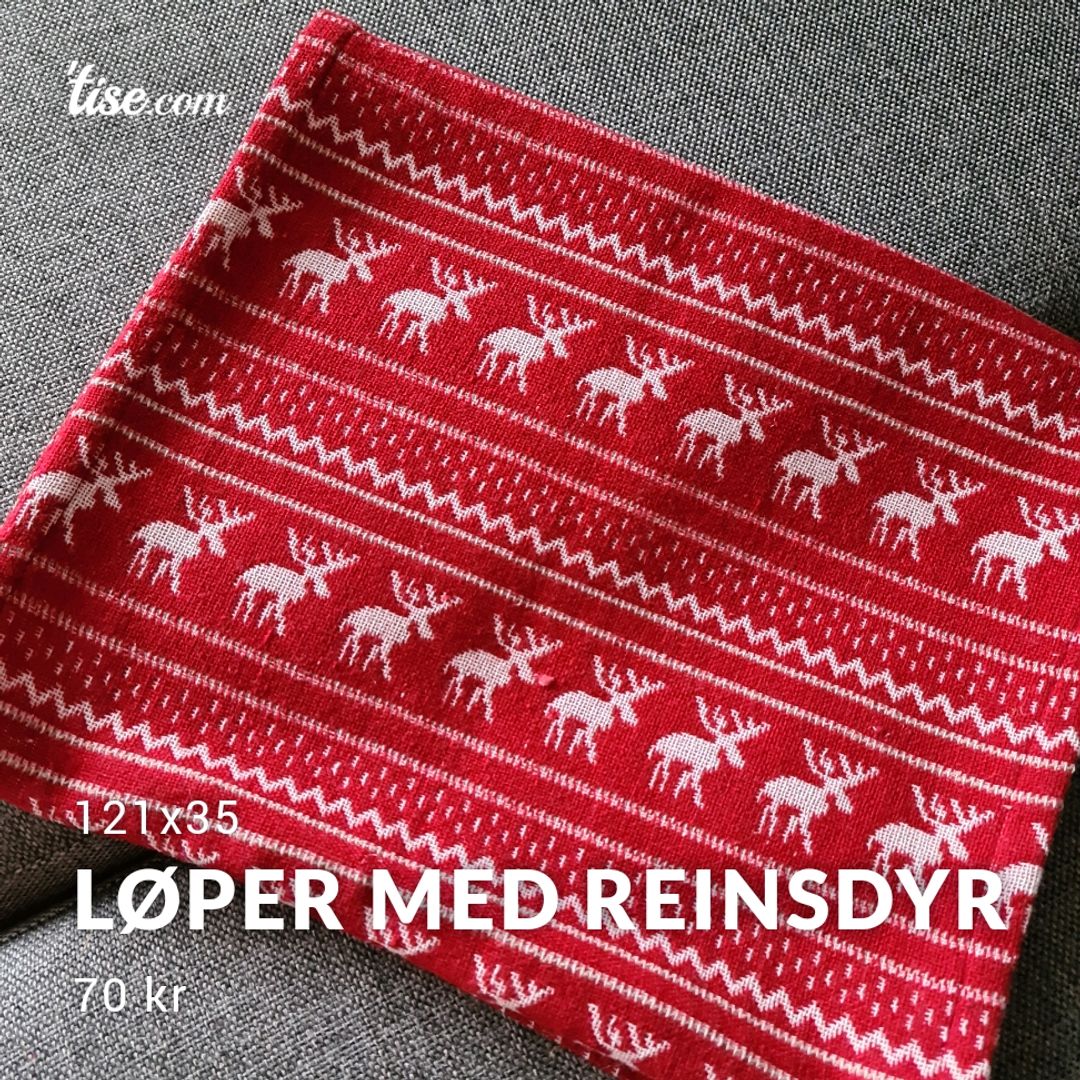 Løper med reinsdyr