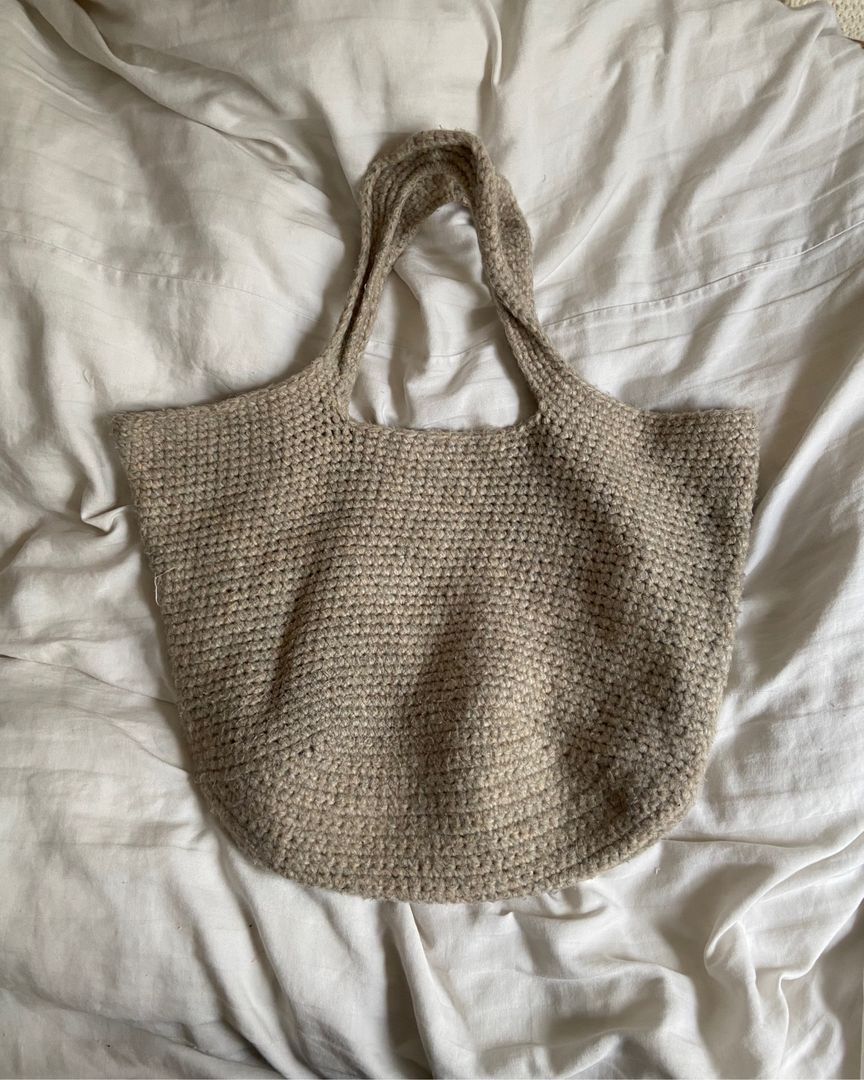 Mango knitted bag