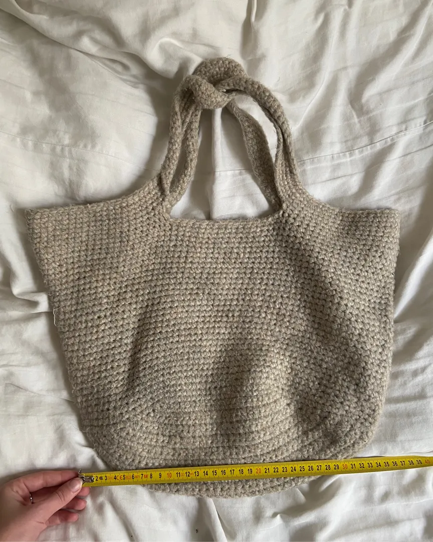 Mango knitted bag