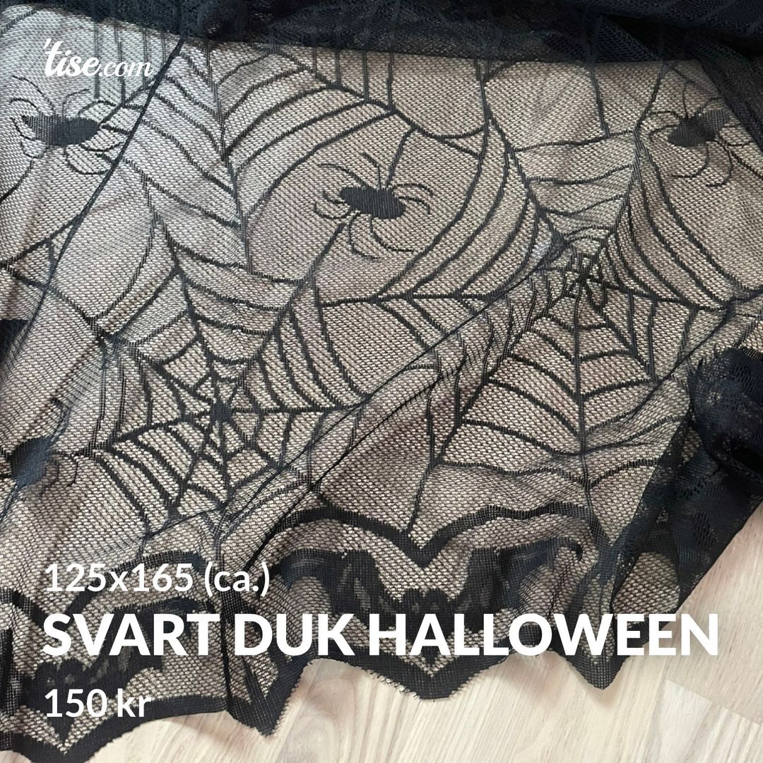 Svart duk halloween