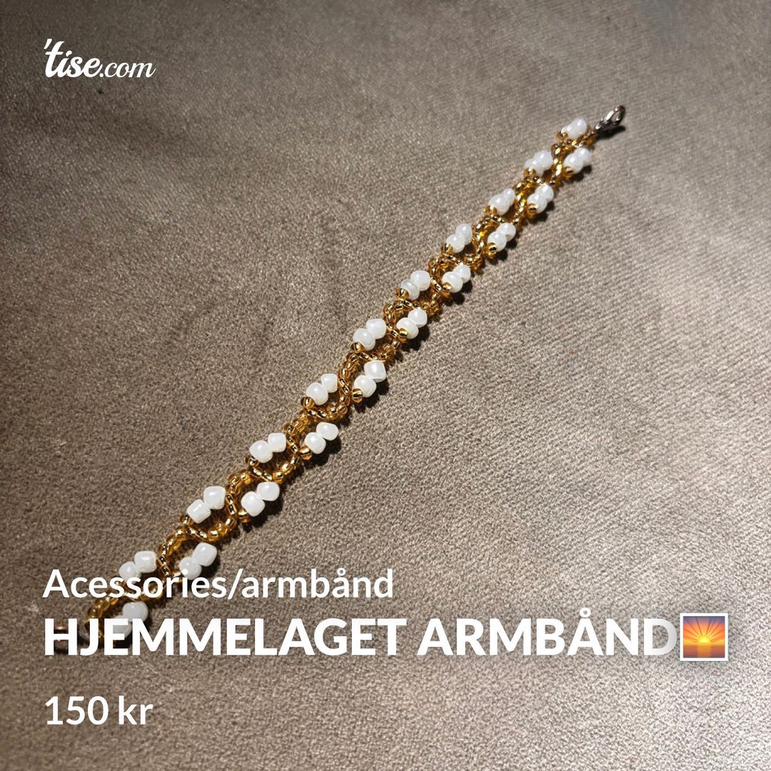 Hjemmelaget armbånd🌅