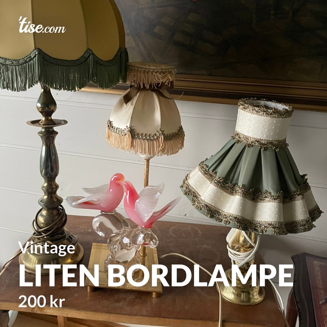 Liten bordlampe