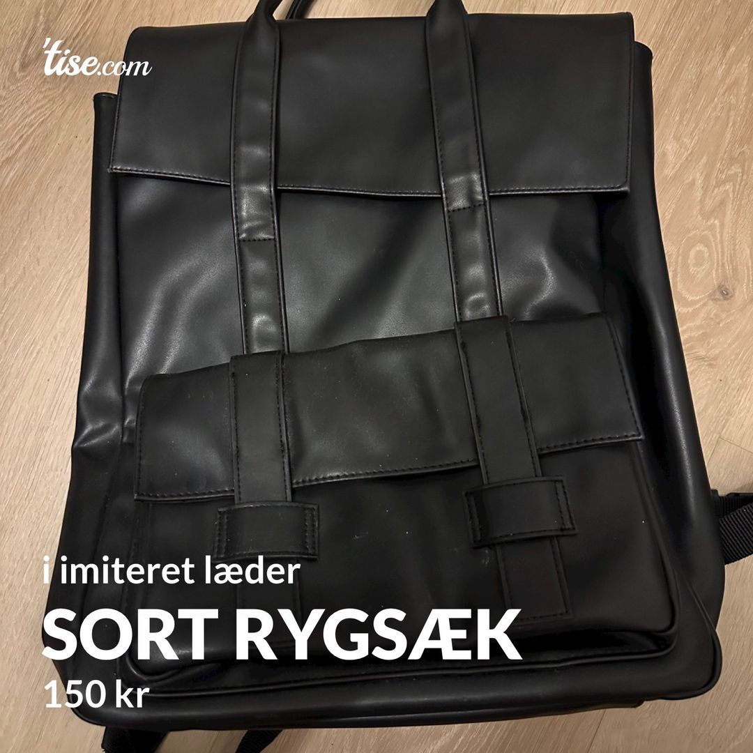 Sort rygsæk