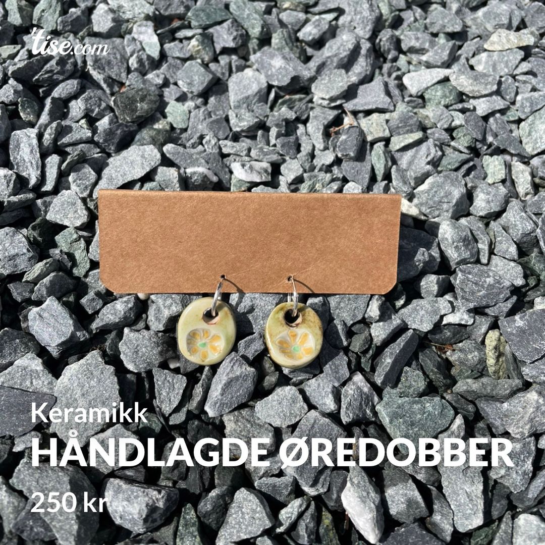 Håndlagde øredobber