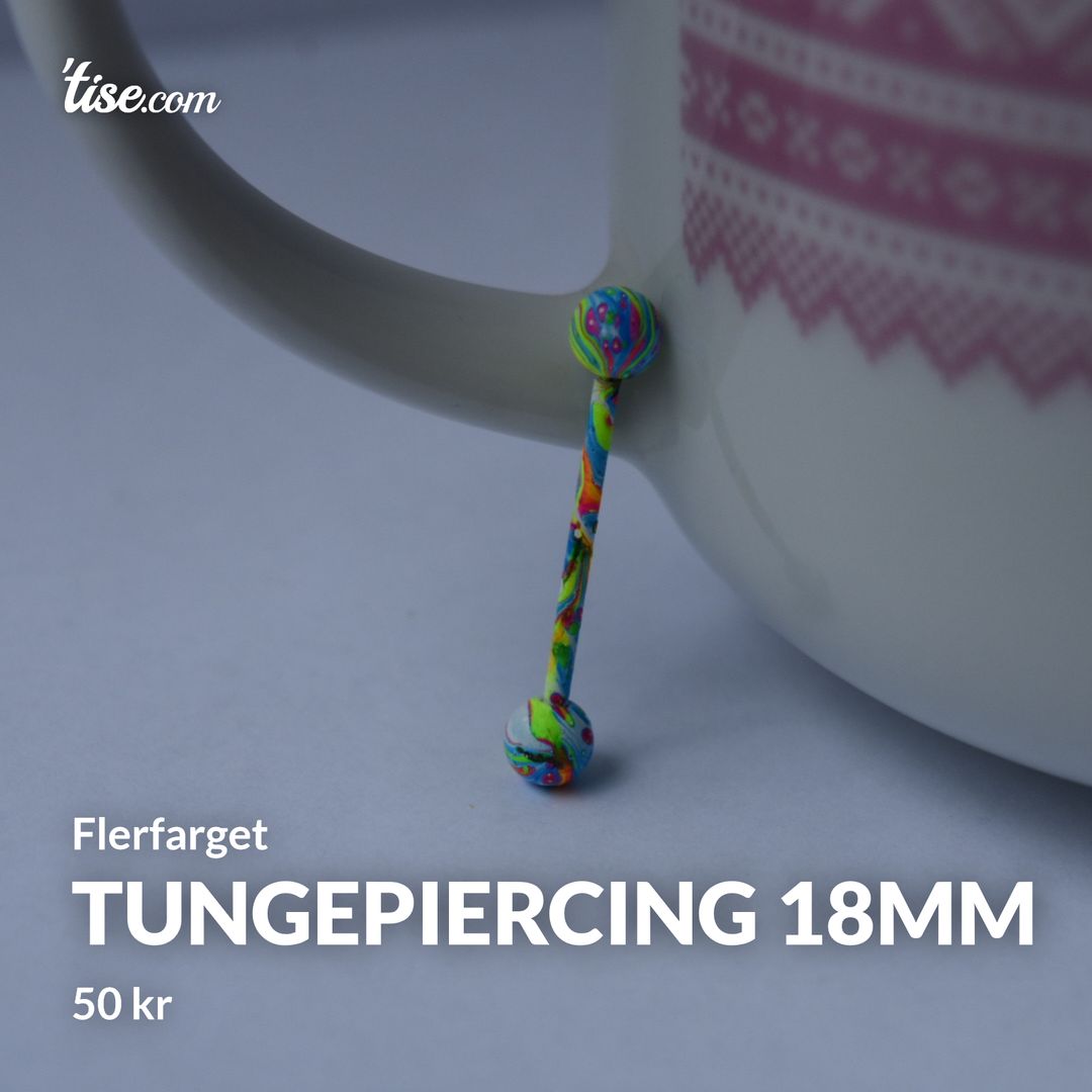 Tungepiercing 18mm