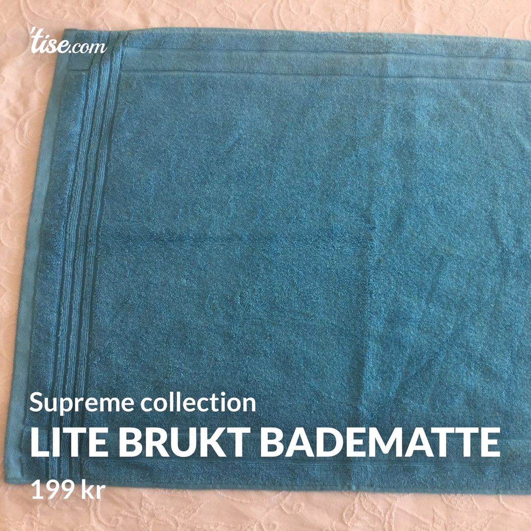 Lite brukt badematte