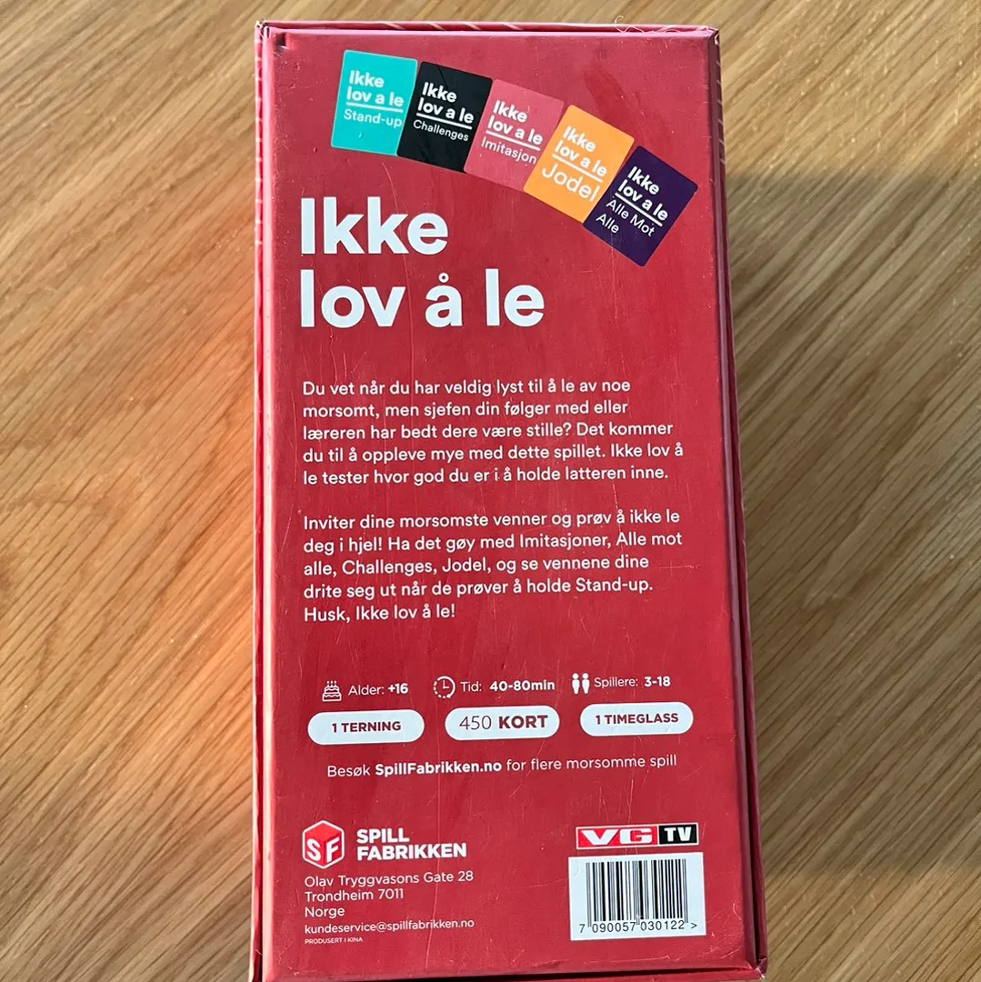 Ikke lov å le