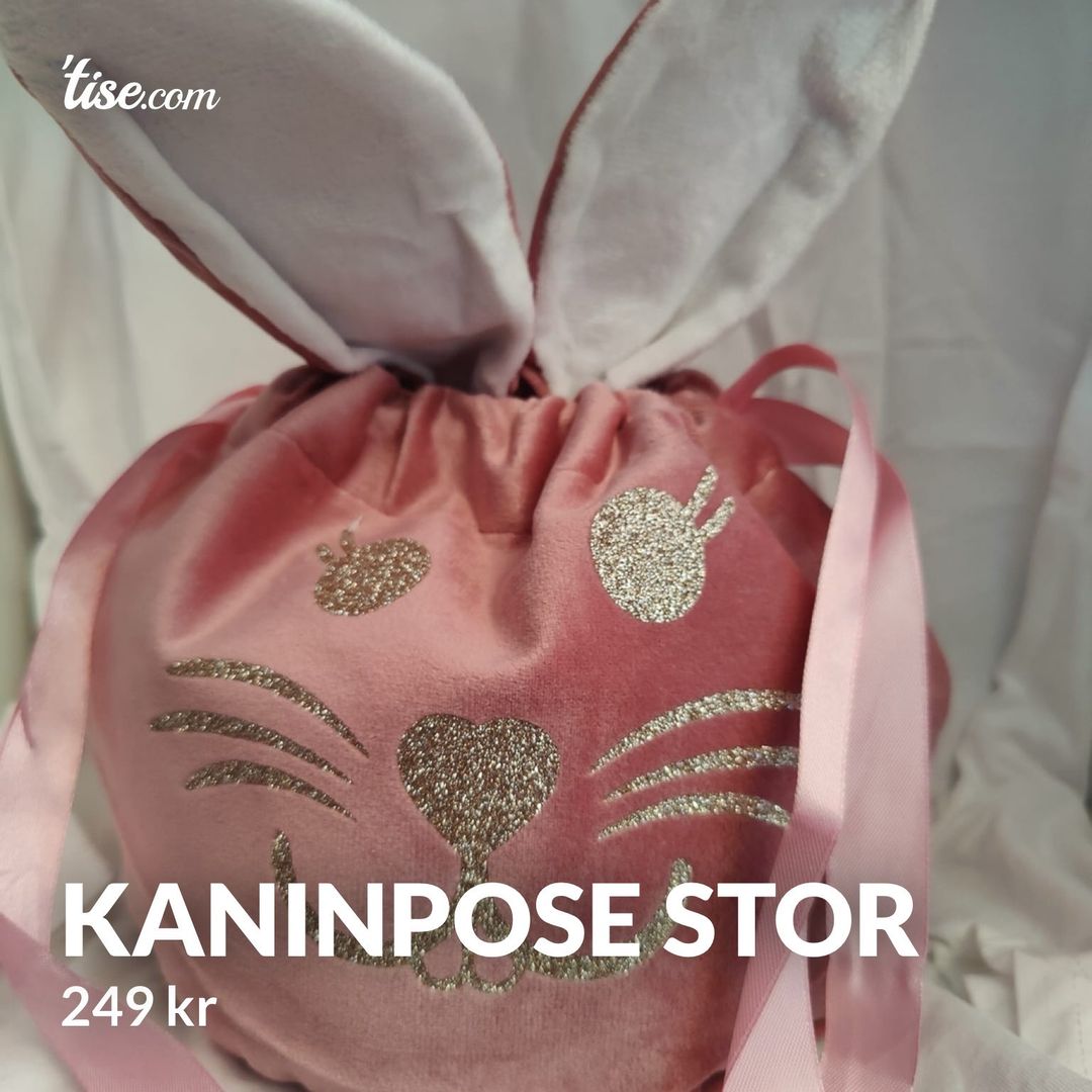 Kaninpose stor