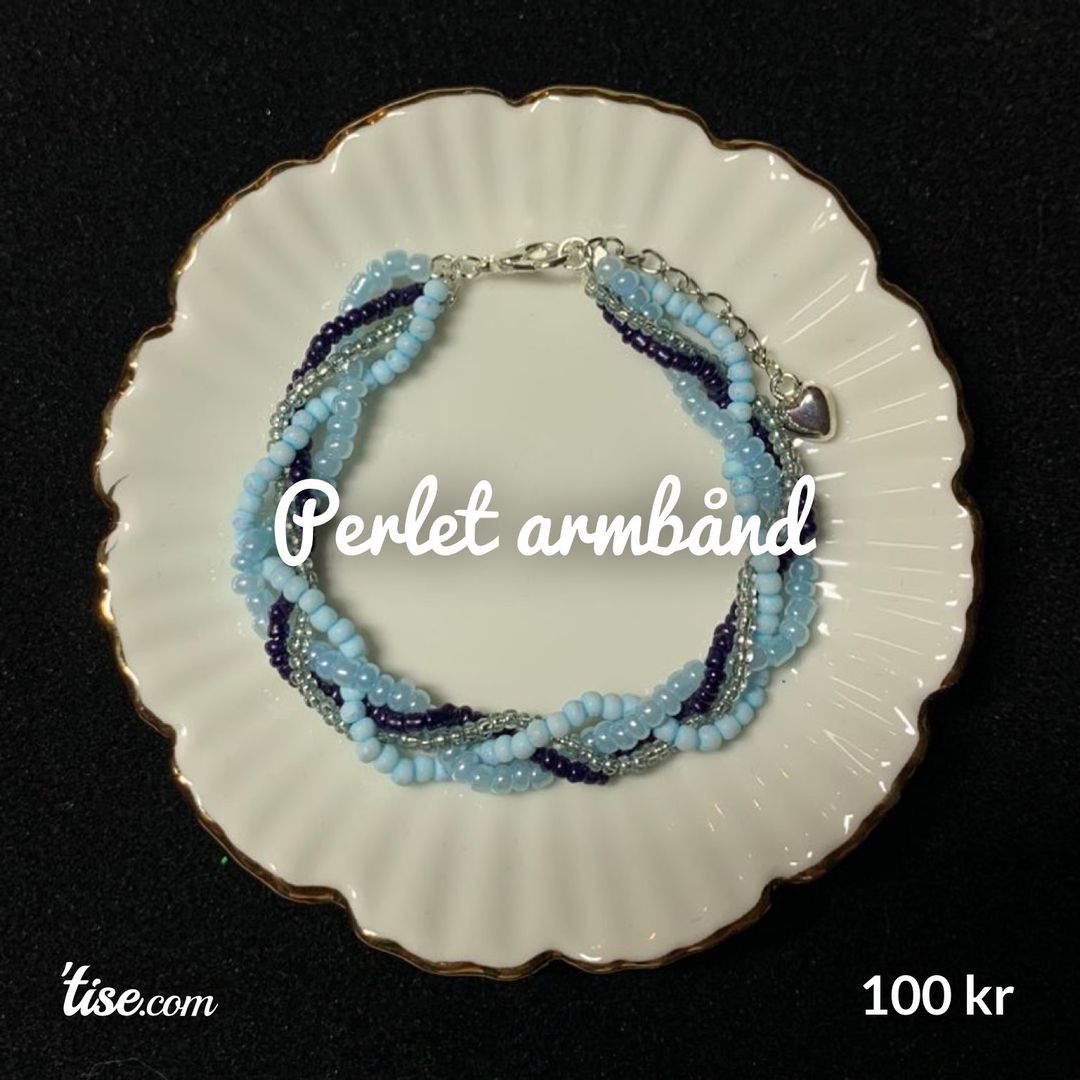 Perlet armbånd