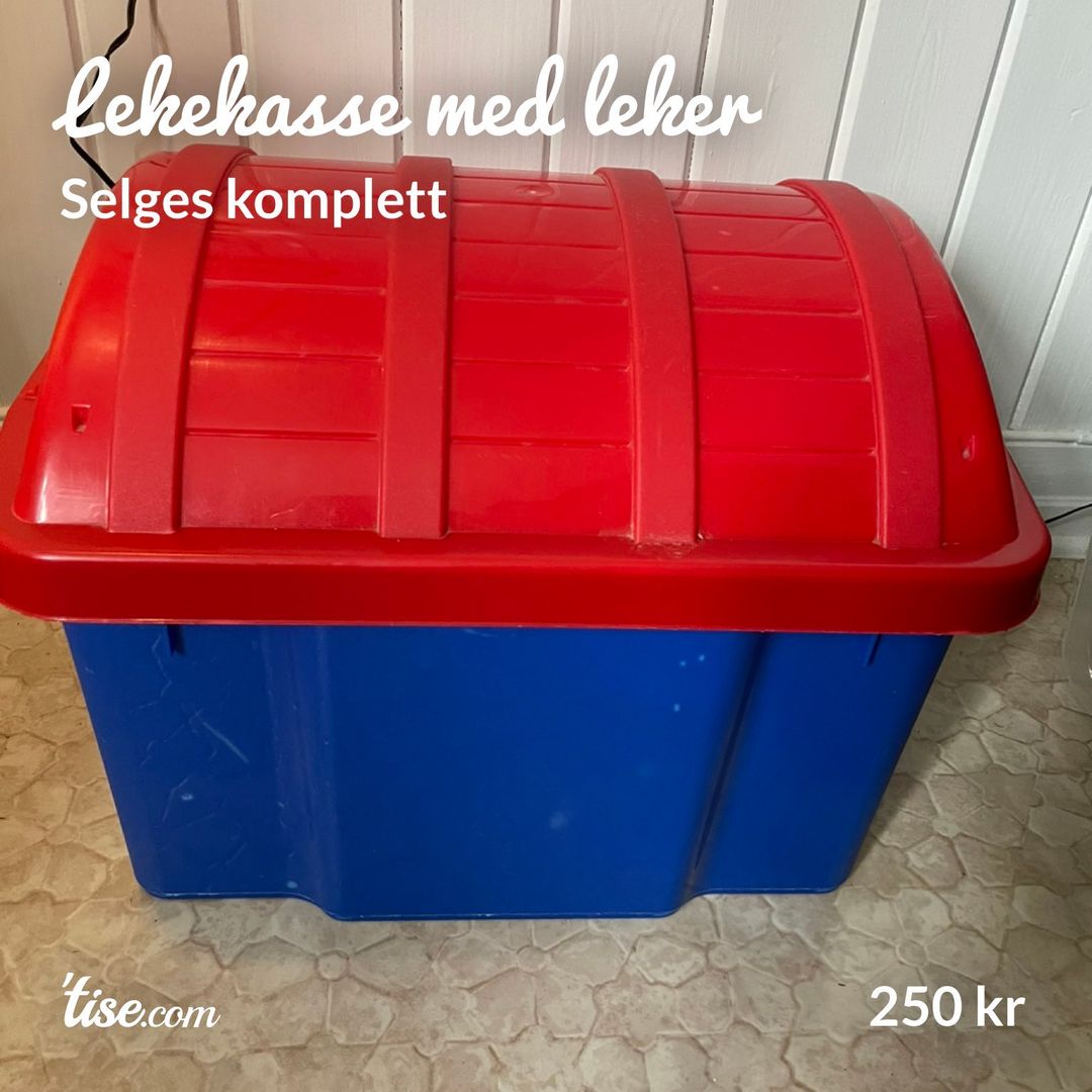 Lekekasse med leker