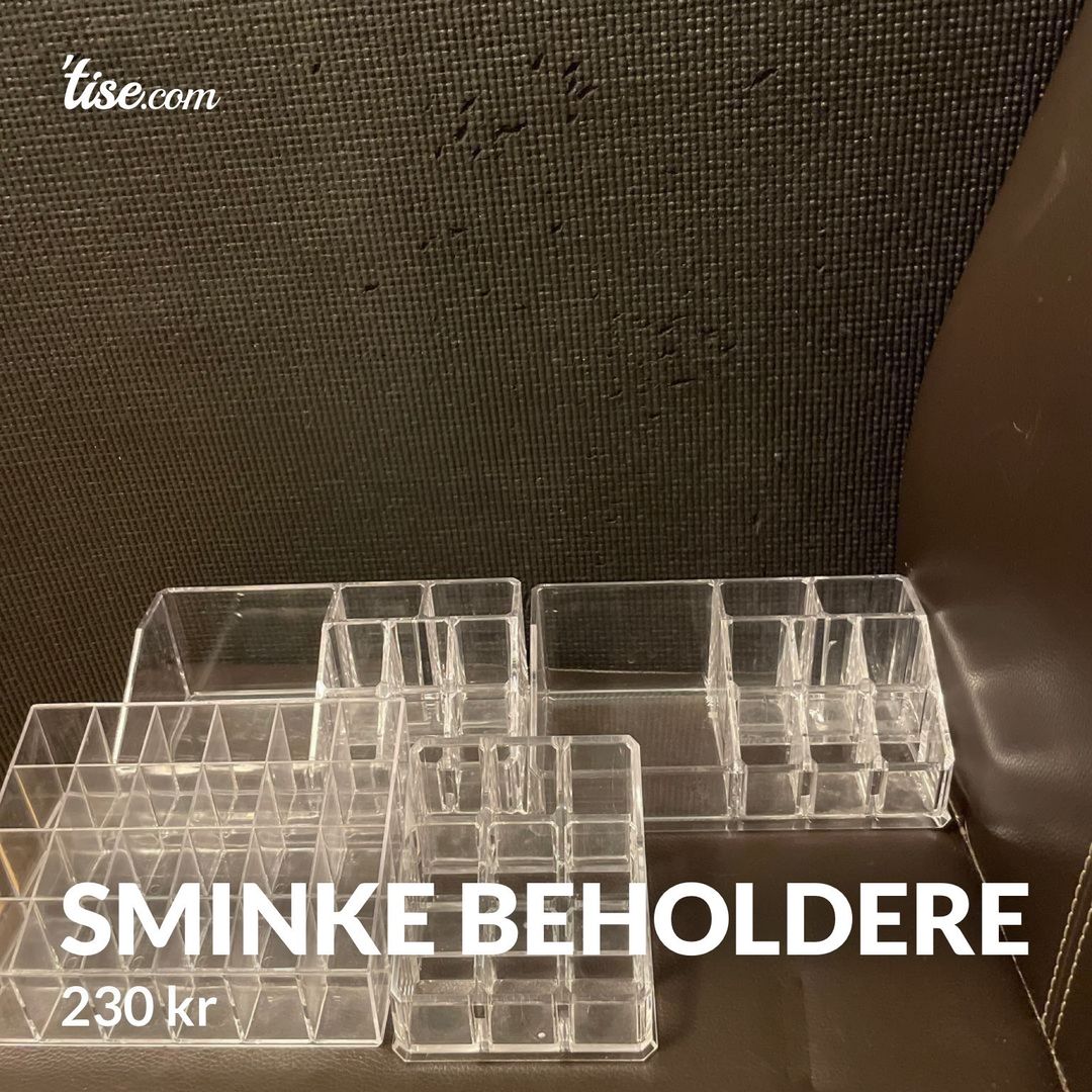 Sminke beholdere