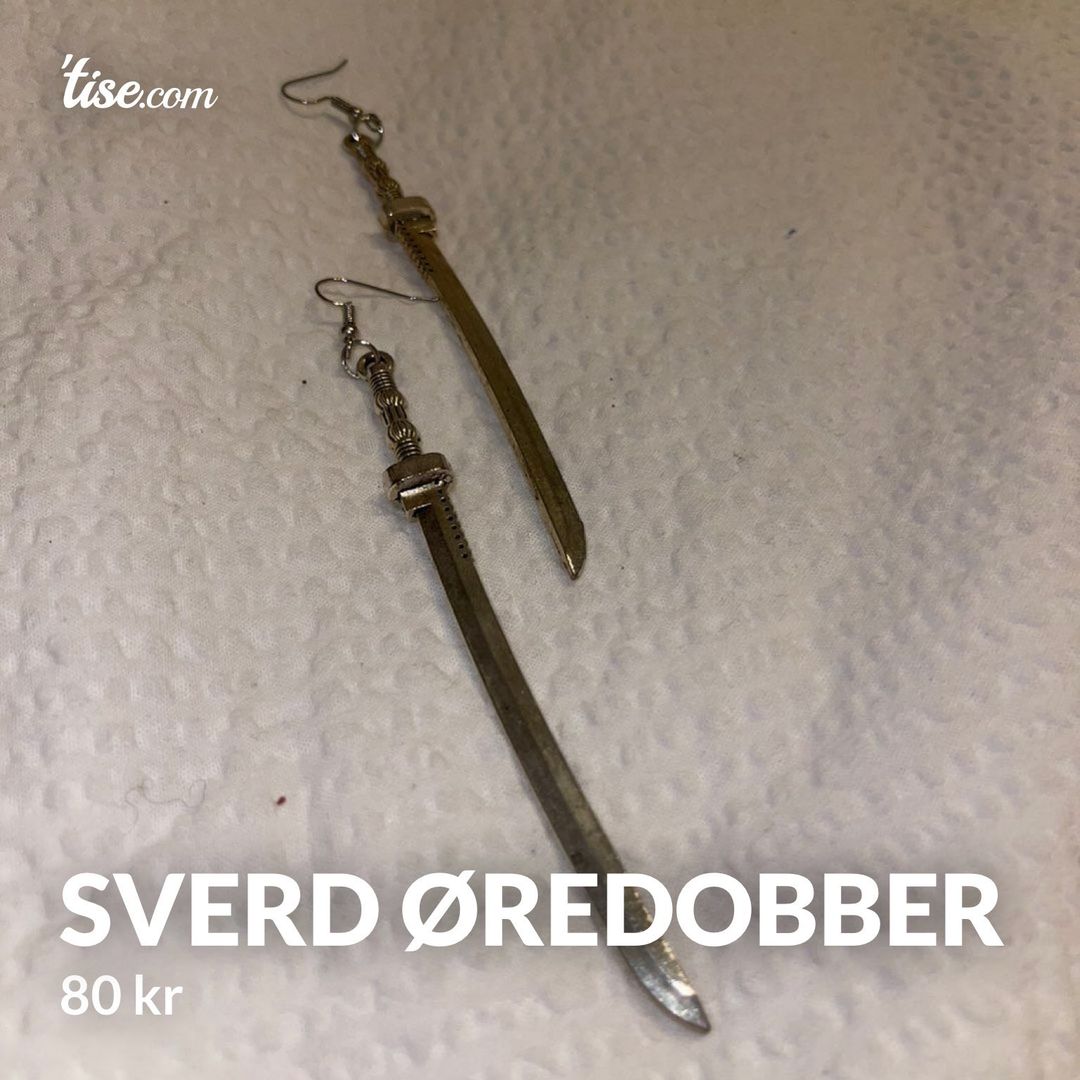 Sverd øredobber