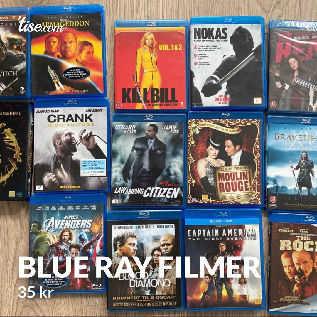 Blue ray filmer