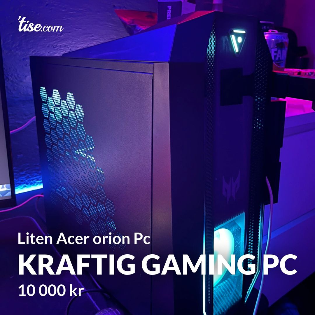 Kraftig gaming pc