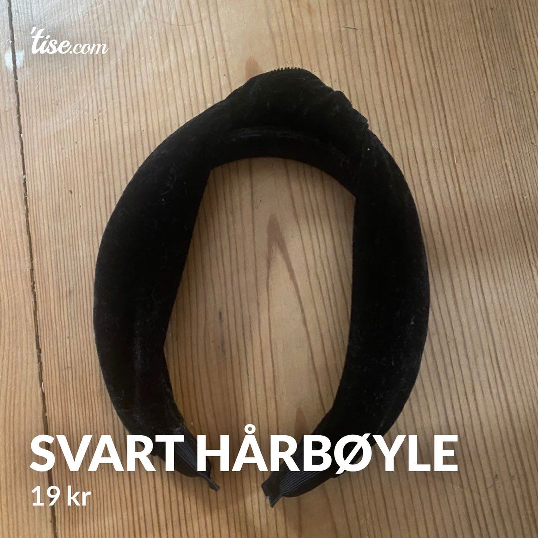 Svart hårbøyle