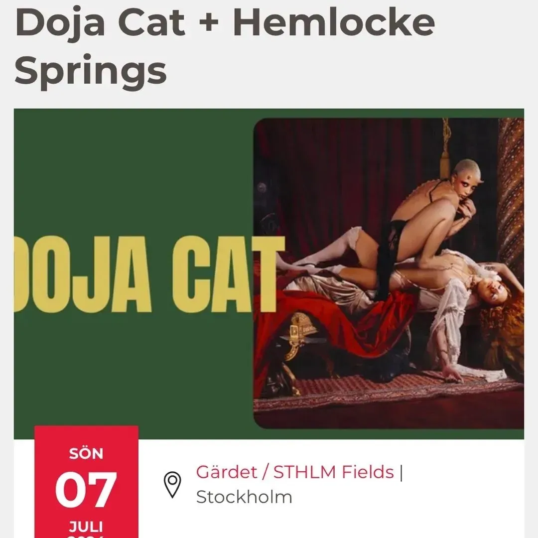 Doja Cat stockholm