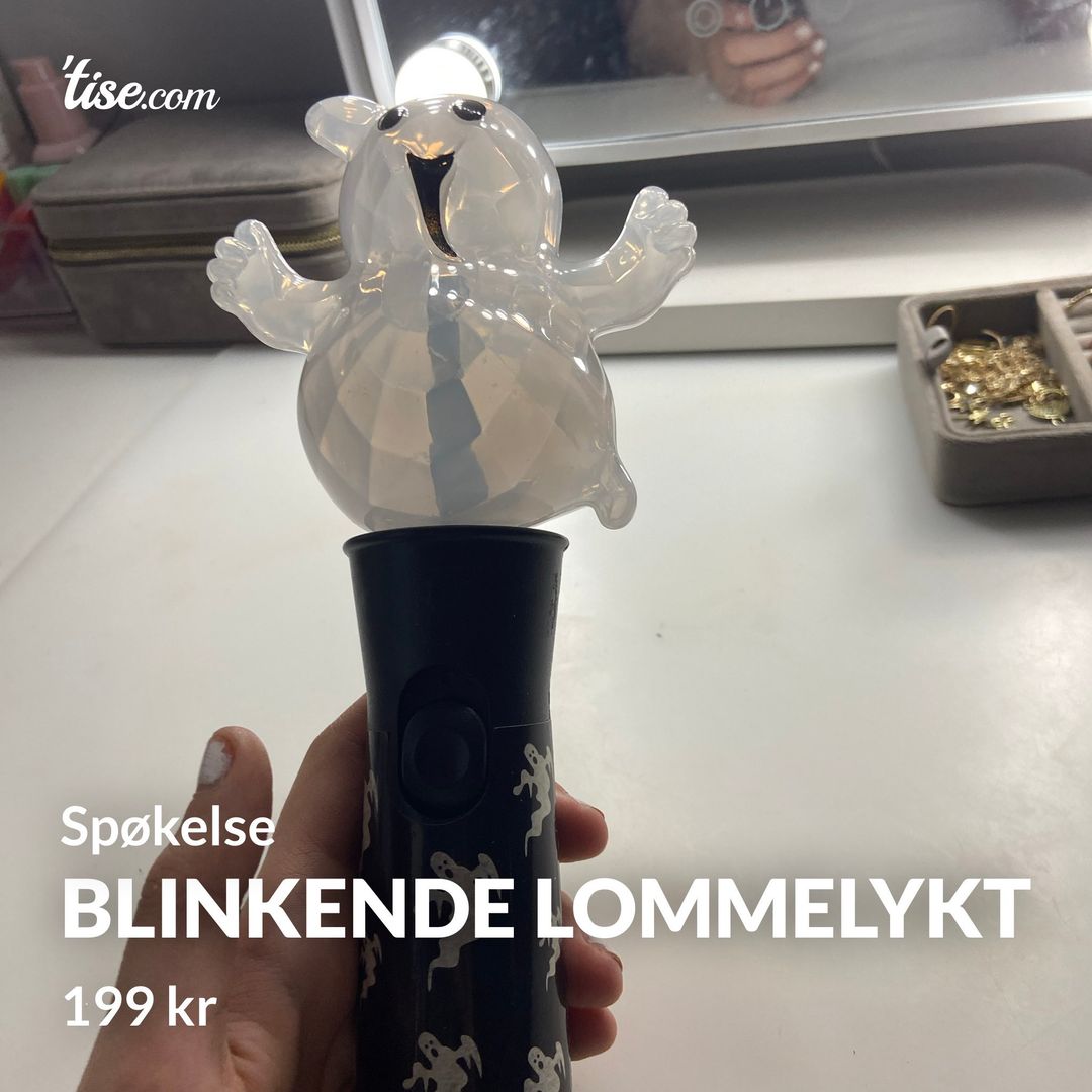 Blinkende lommelykt