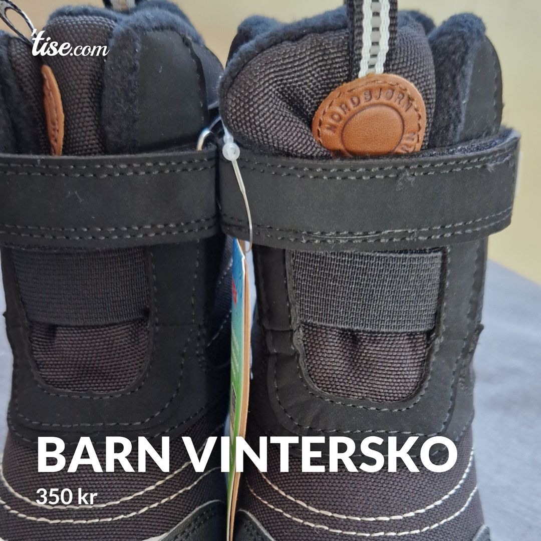 Barn vintersko