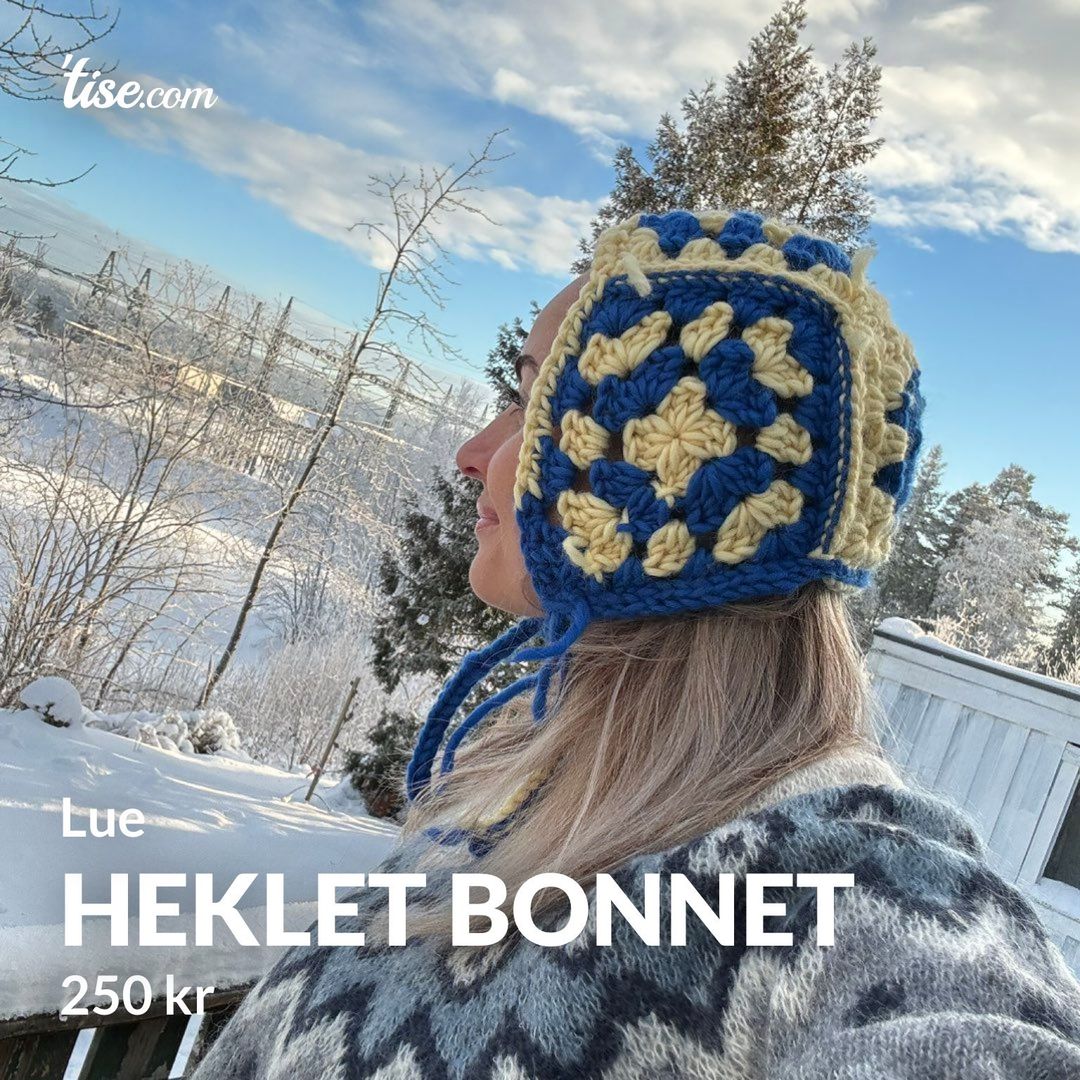 Heklet bonnet