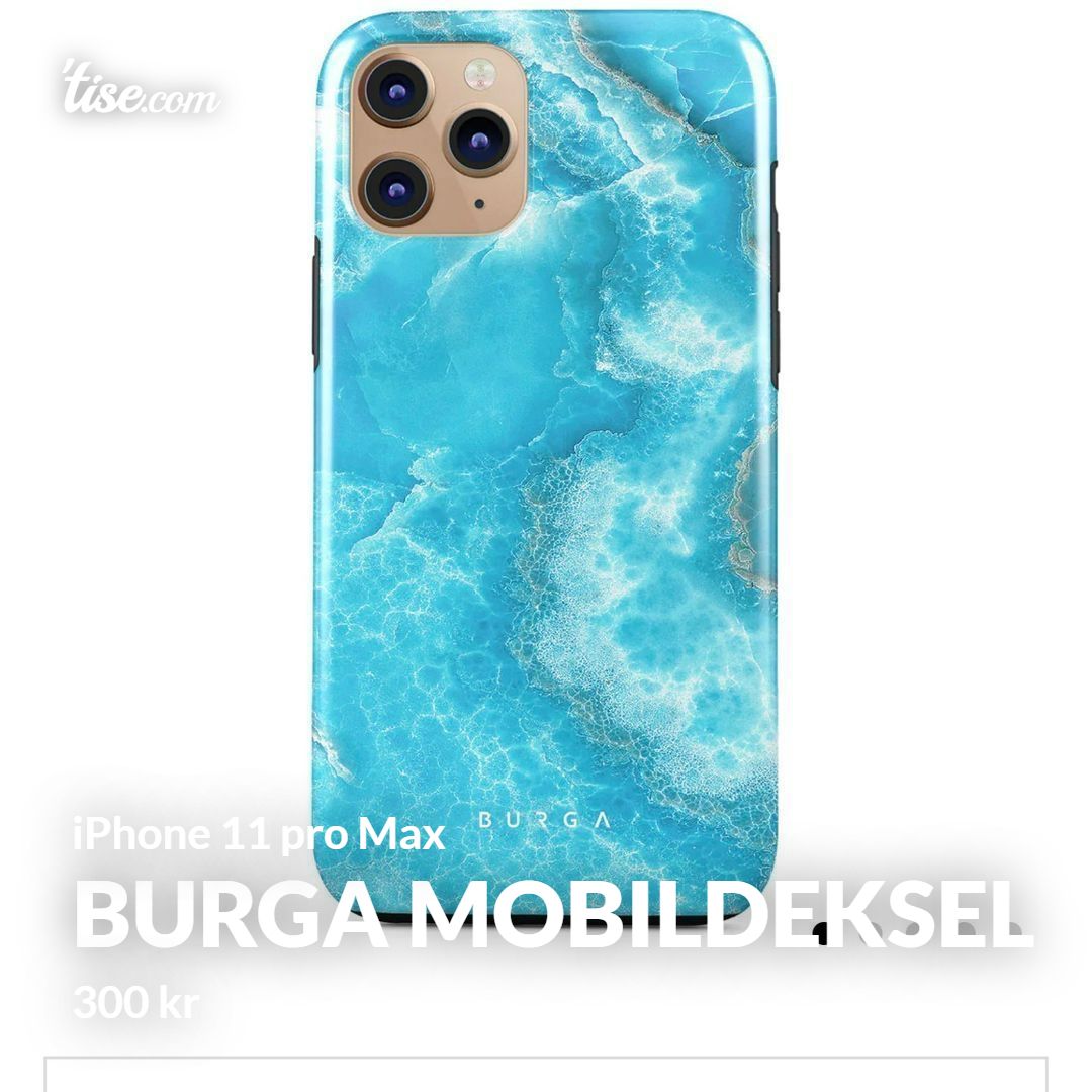 Burga mobildeksel