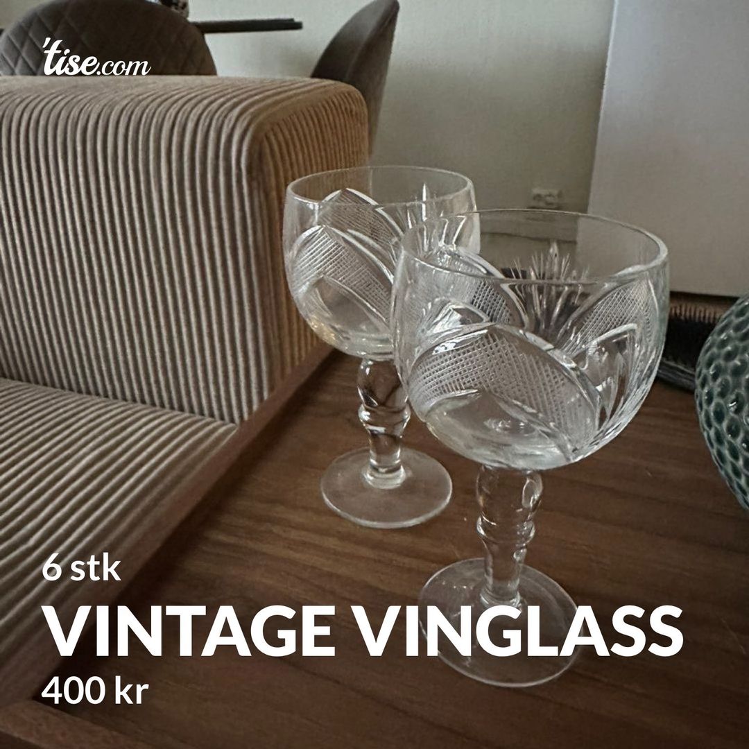 Vintage vinglass