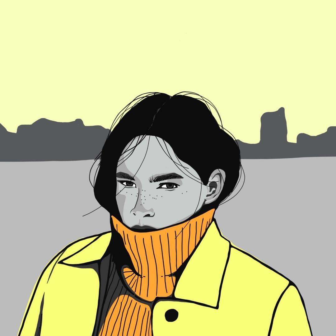 Yellow coat