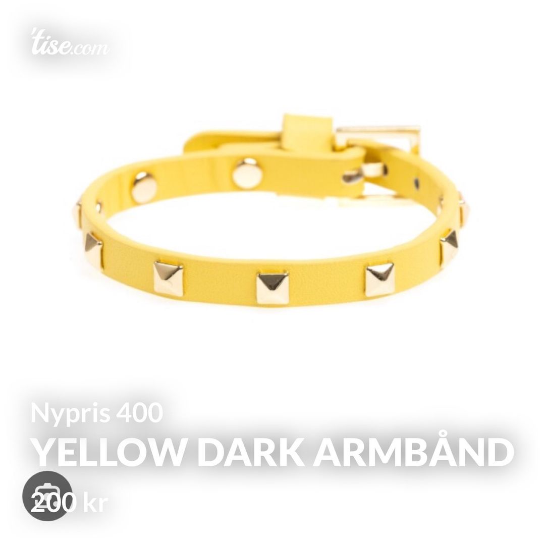 Yellow Dark armbånd