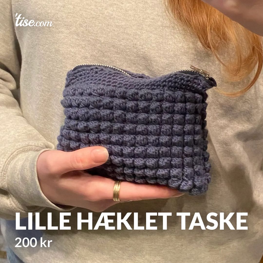 Lille hæklet taske