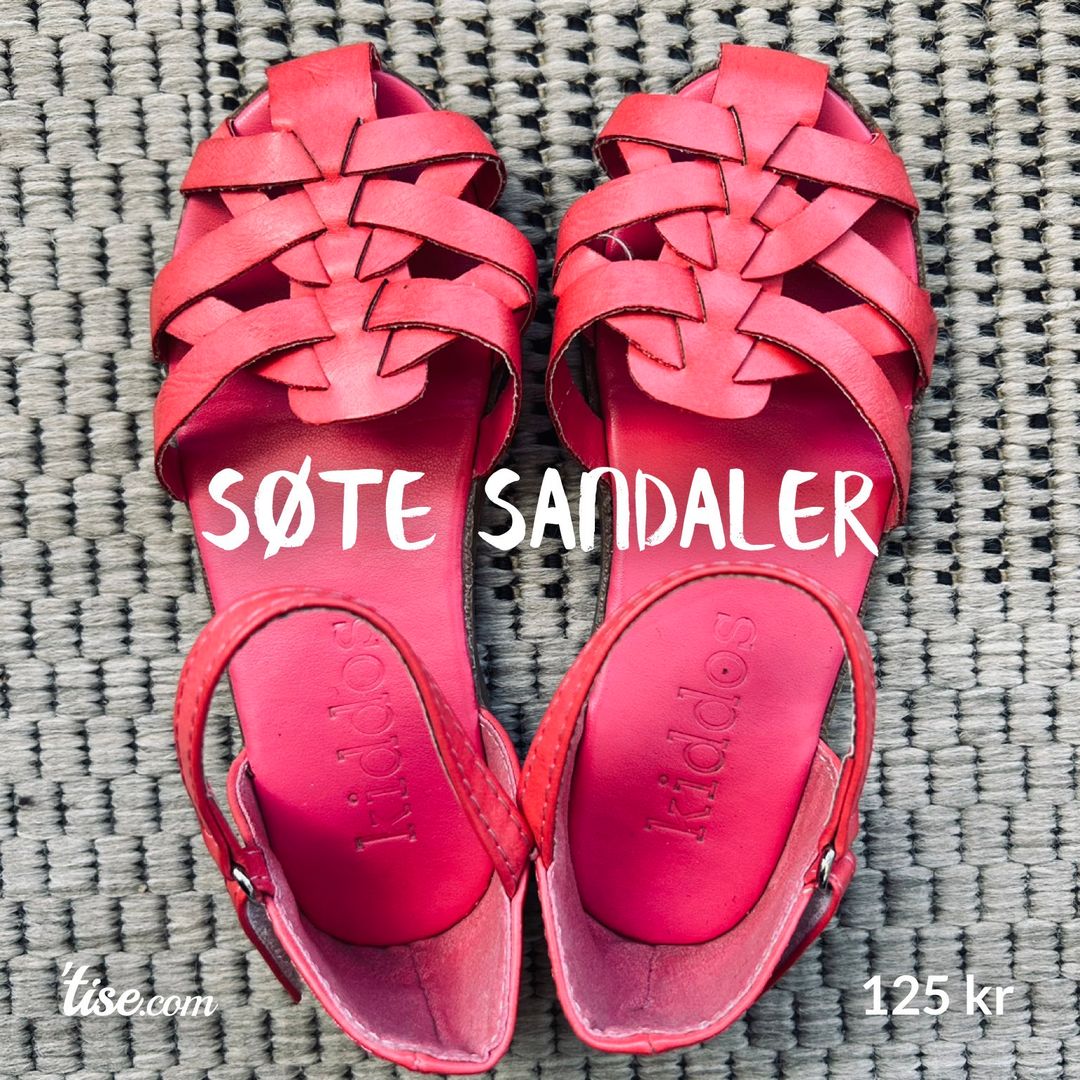 Søte sandaler