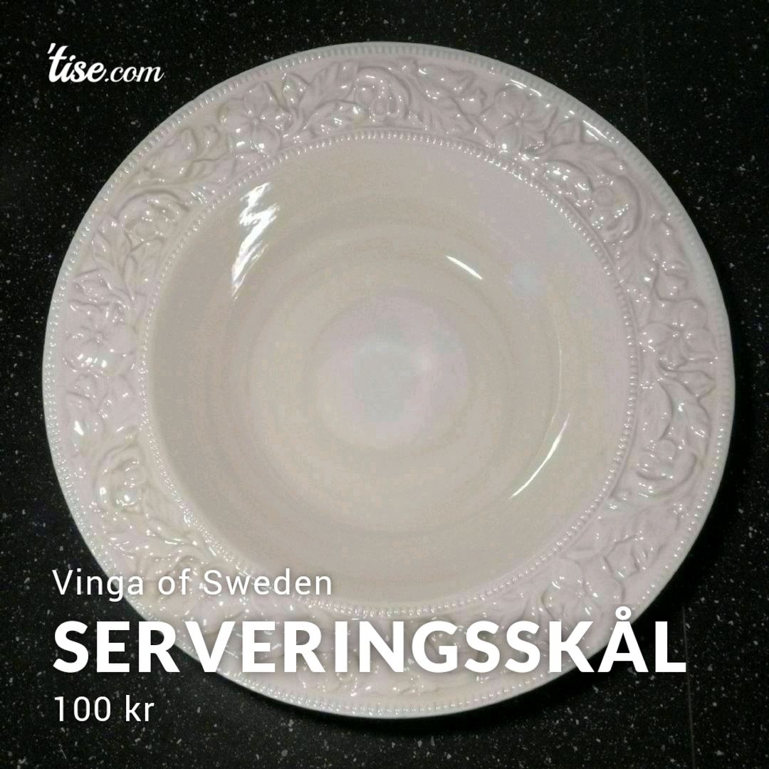 Serveringsskål