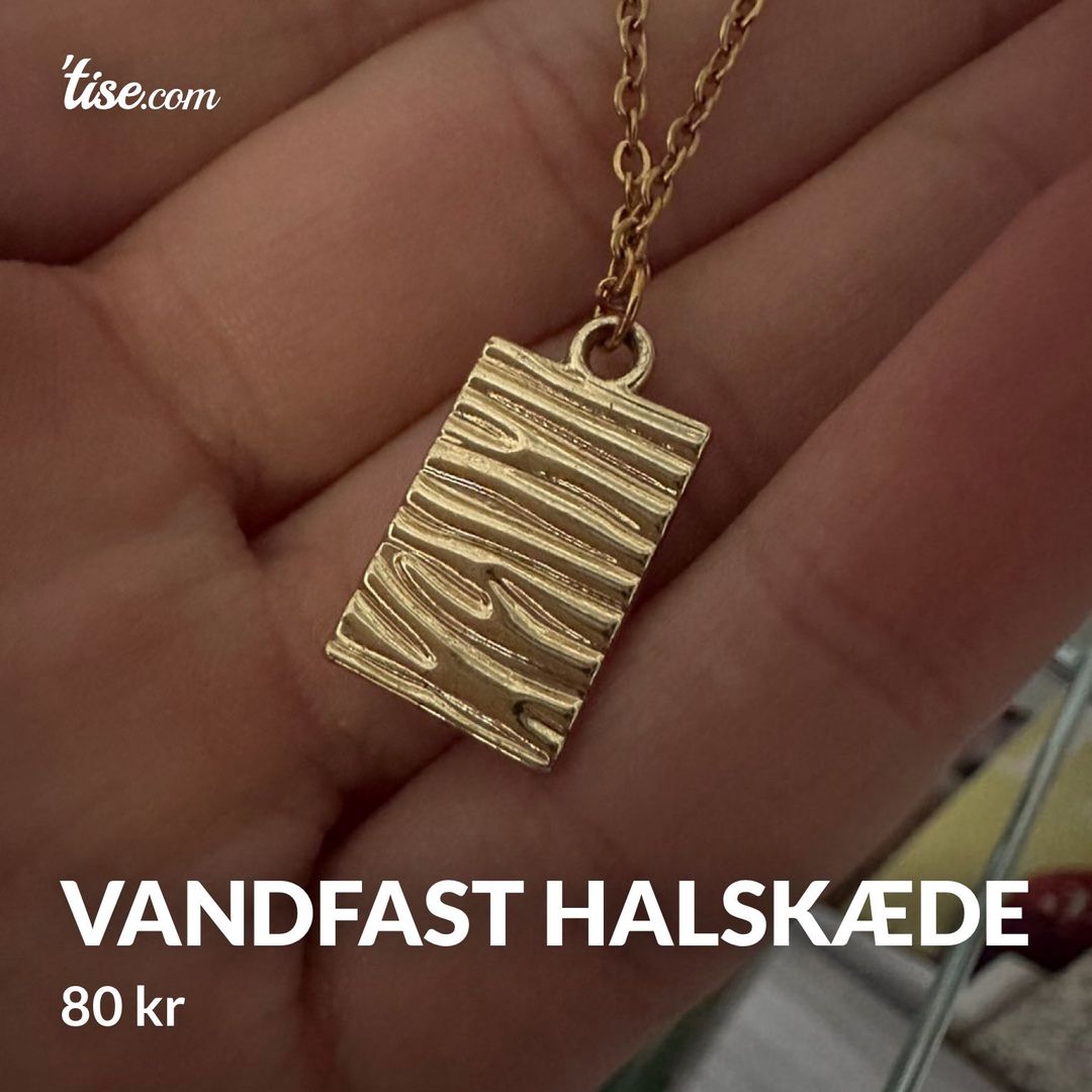 Vandfast Halskæde