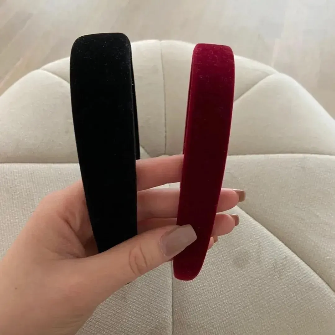 Velvet headbands