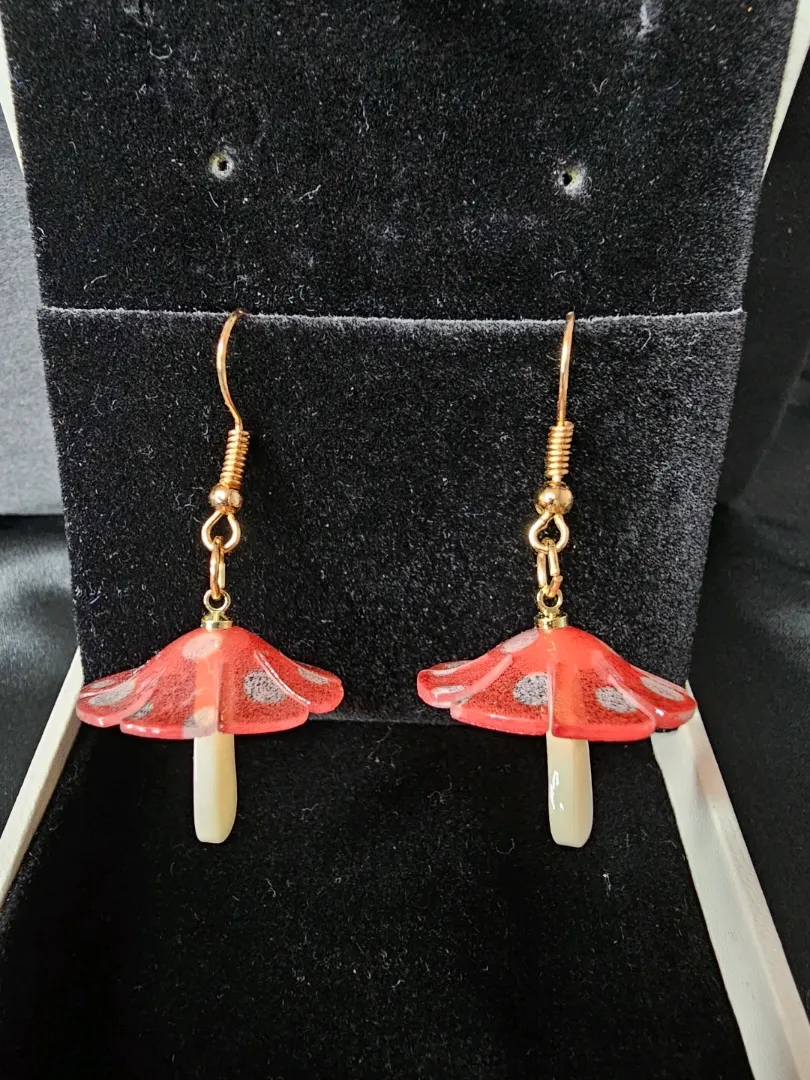 Mushroom Earrings