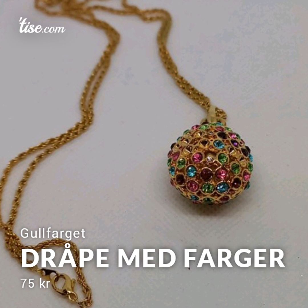 Dråpe Med Farger