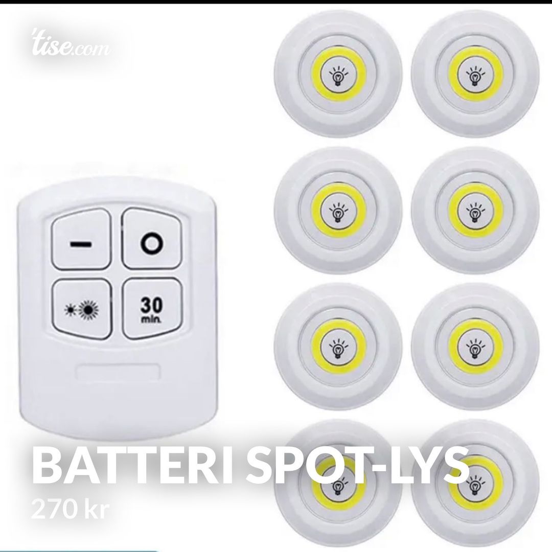 Batteri Spot-lys