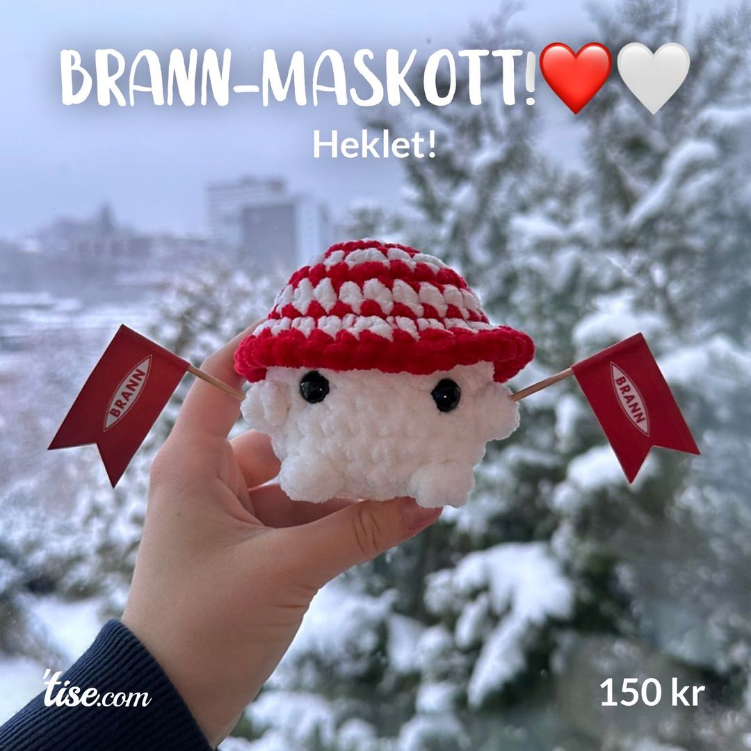 Brann-maskott!❤️🤍