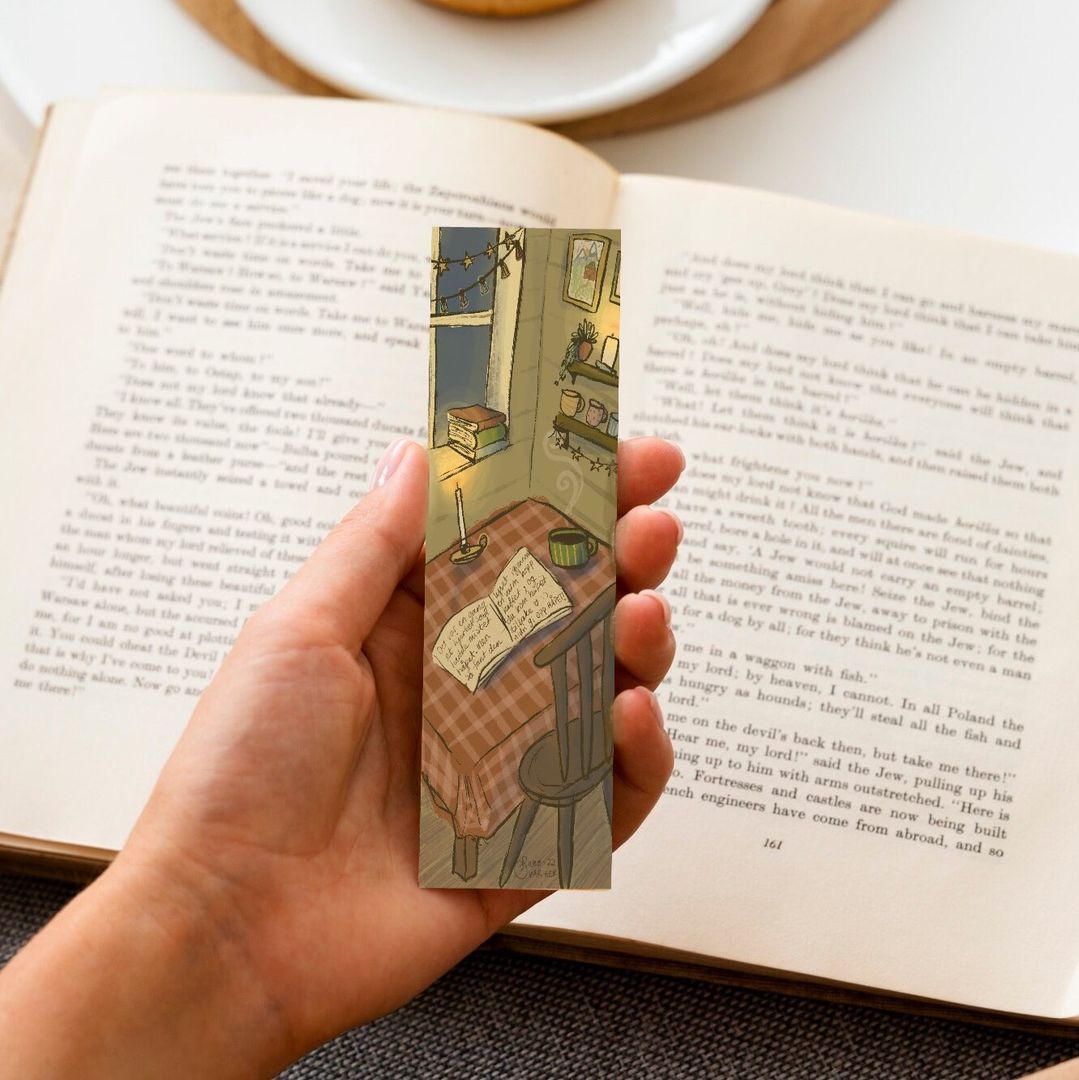 Night tea bookmark