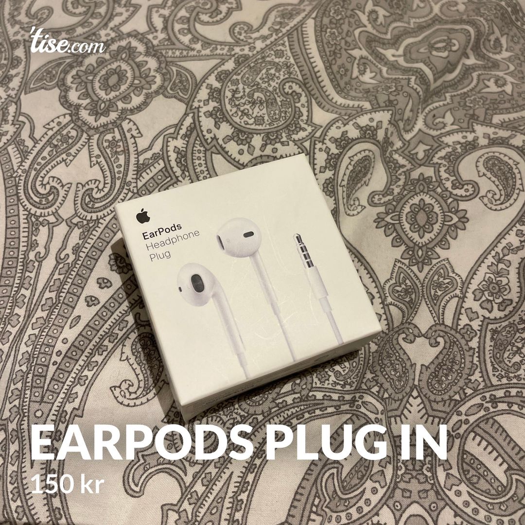 Earpods plug in