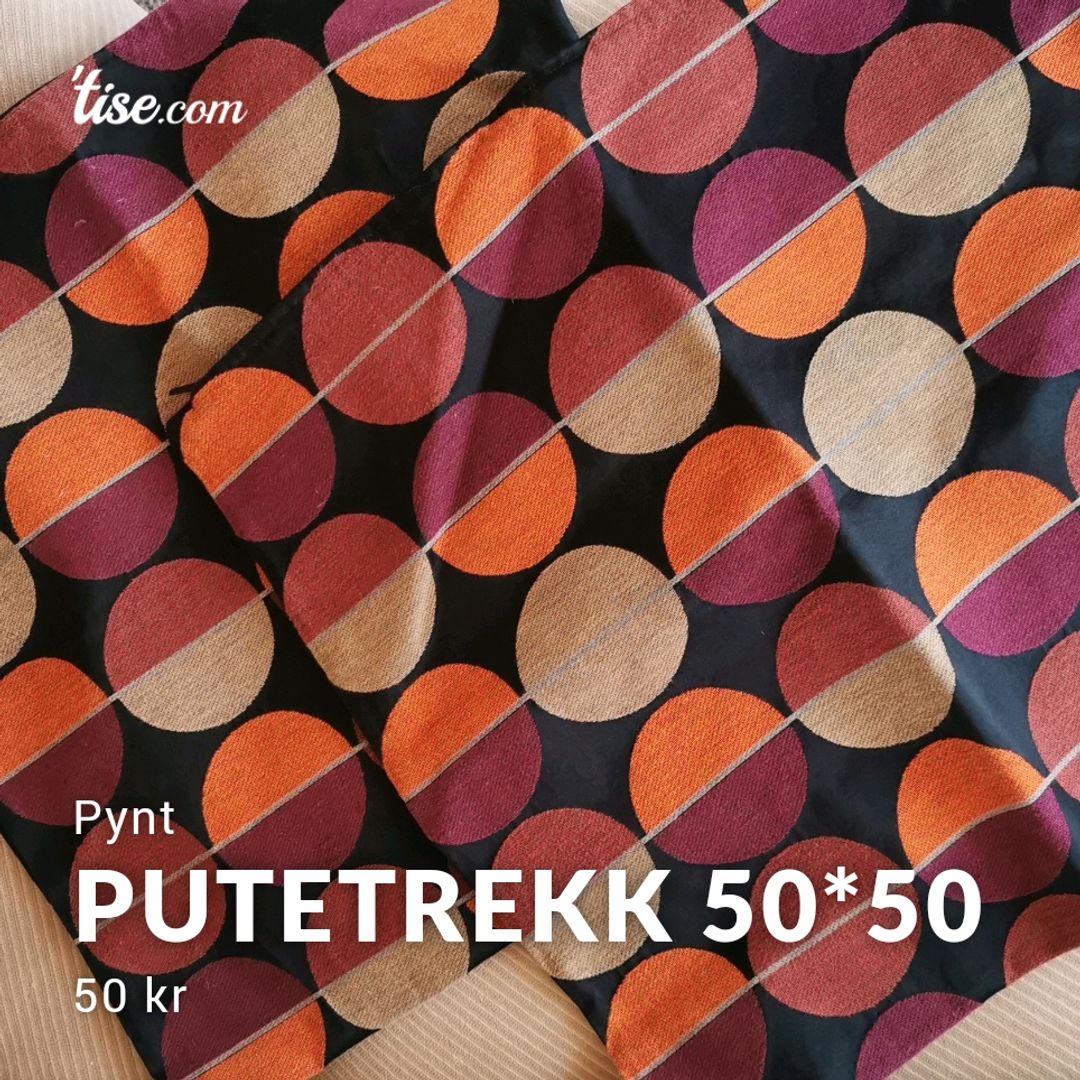 Putetrekk 50*50