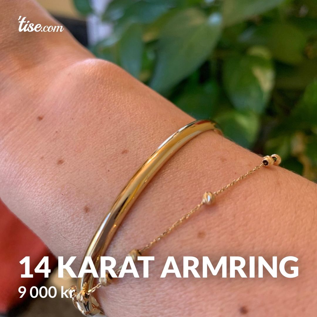 14 karat armring