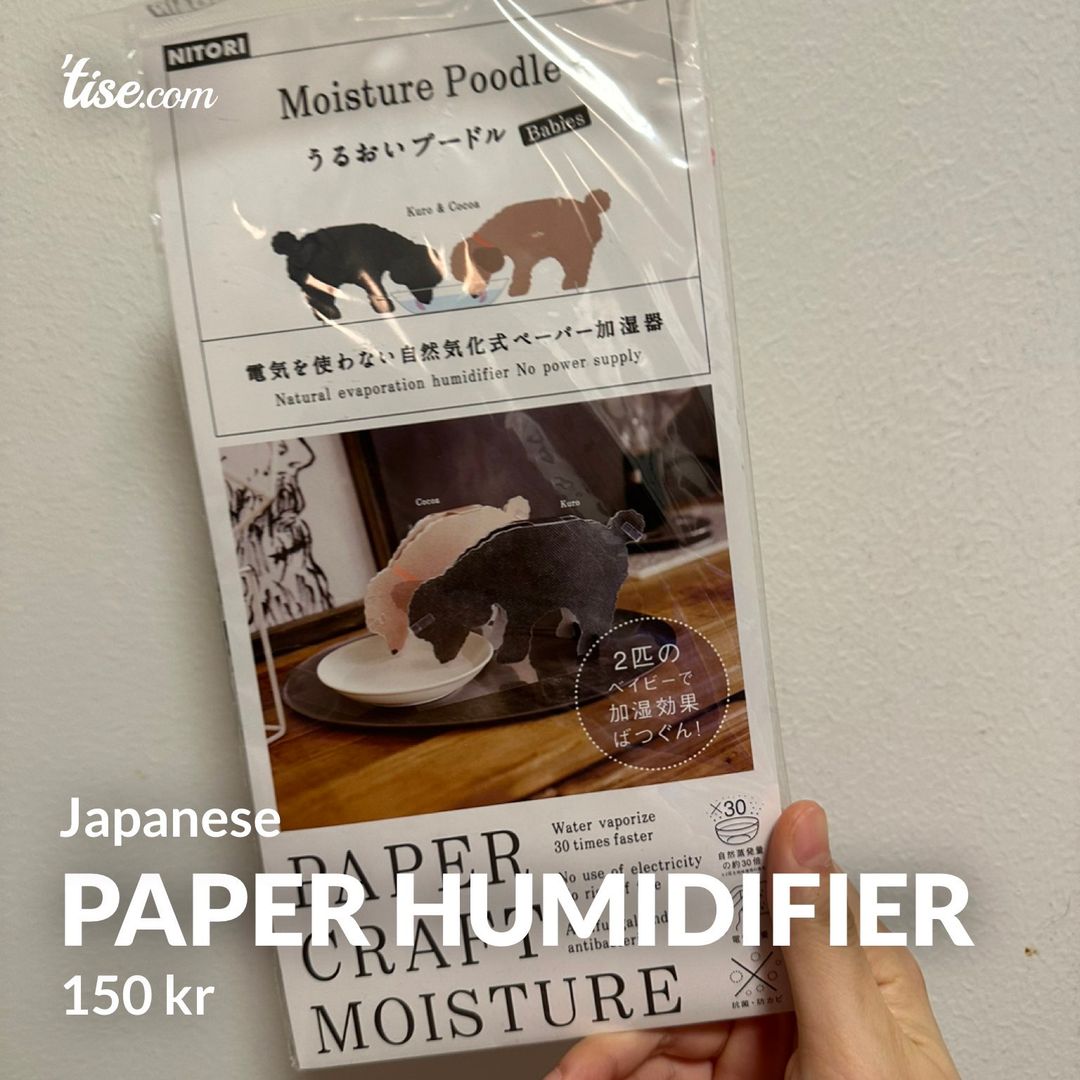 Paper humidifier