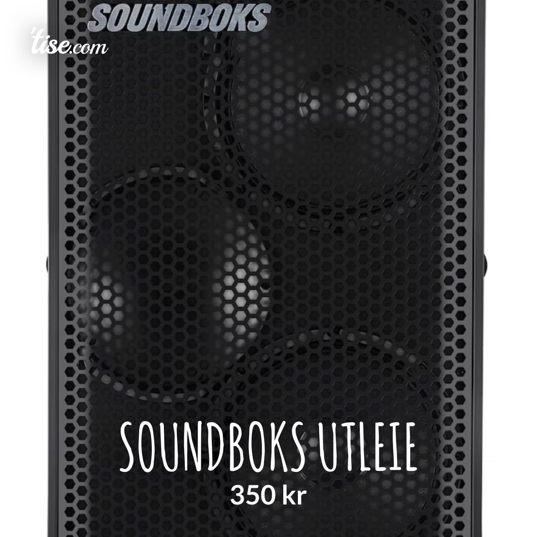 Soundboks Utleie